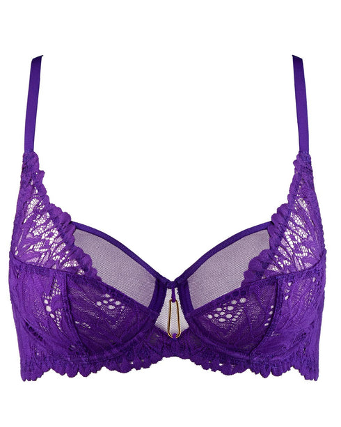 AUBADE Dreiviertelschaler-BH FLOWERMANIA Poison Purple