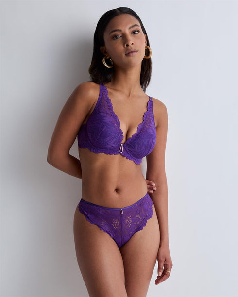 AUBADE Push-Up mit Schale FLOWERMANIA Poison Purple