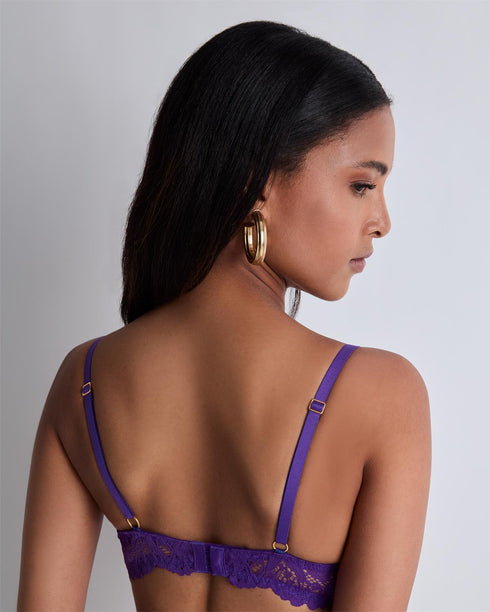 AUBADE Push-Up mit Schale FLOWERMANIA Poison Purple