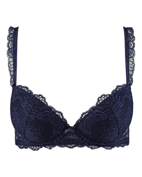 AUBADE Gemoldeter Push-Up BH DANSE DES SENS Evening Blue