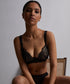 AUBADE Gemoldeter Push-Up BH DANSE DES SENS Noir