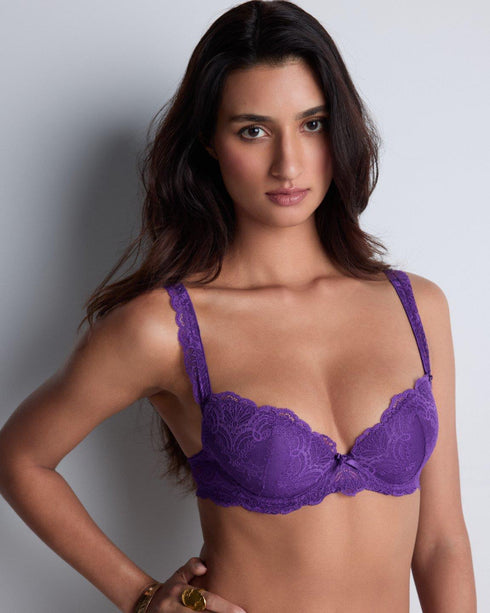 AUBADE Gemoldeter Push-Up BH DANSE DES SENS Spiced Plum