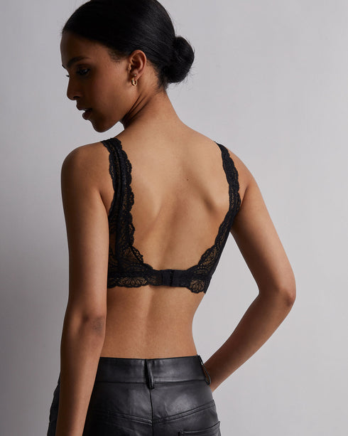 AUBADE Triangel-Bralette DANSE DES SENS Noir