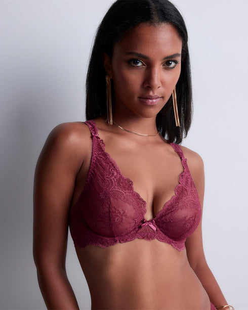 AUBADE Bügel-Triangel BH DANSE DES SENS Mulberry