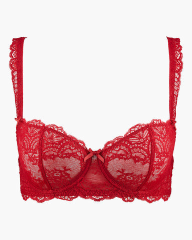 AUBADE Halbschale BH DANSE DES SENS Irresistible Red