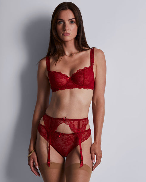 AUBADE Halbschale BH DANSE DES SENS Irresistible Red