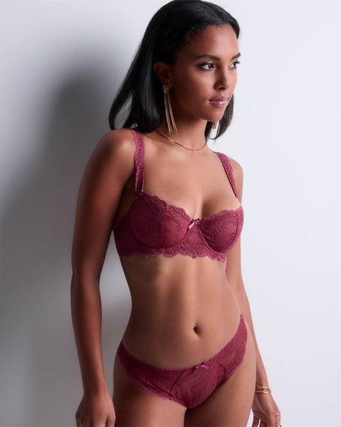 AUBADE Halbschale BH DANSE DES SENS Mulberry