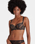 AUBADE Halbschale BH DANSE DES SENS Noir