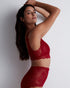 AUBADE Hochgeschnittener Slip DANSE DES SENS Irresistible Red