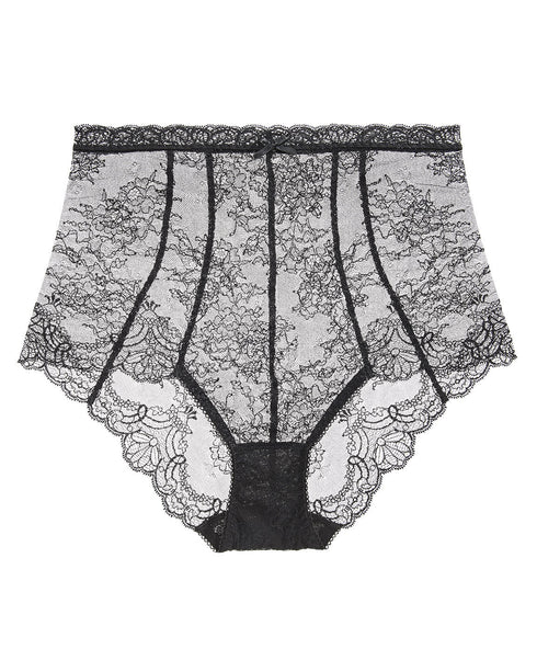 AUBADE Hochgeschnittener Slip DANSE DES SENS Noir