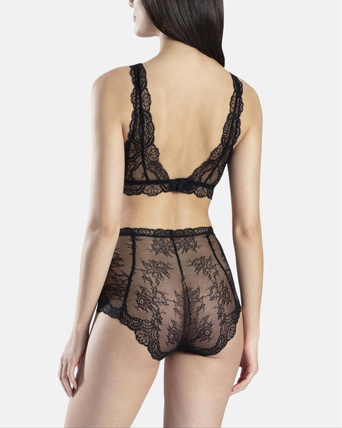 AUBADE Hochgeschnittener Slip DANSE DES SENS Noir