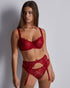 AUBADE Strumpfhalter DANSE DES SENS Irresistible Red
