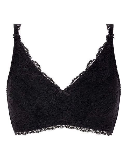 AUBADE Weicher Triangel-Post-OP-BH DANSE DES SENS Noir