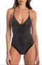 Einteiliger Badeanzug mit Strass Bronzo PIN-UP STARS