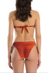 Bandeau Bikini Pailletten Far West Braun PIN-UP STARS