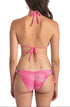 Triangel-Bikini Pailletten Far West Pink PIN-UP STARS