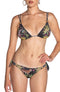 Triangel Bikini Anelle Safari Schwarz PIN-UP STARS
