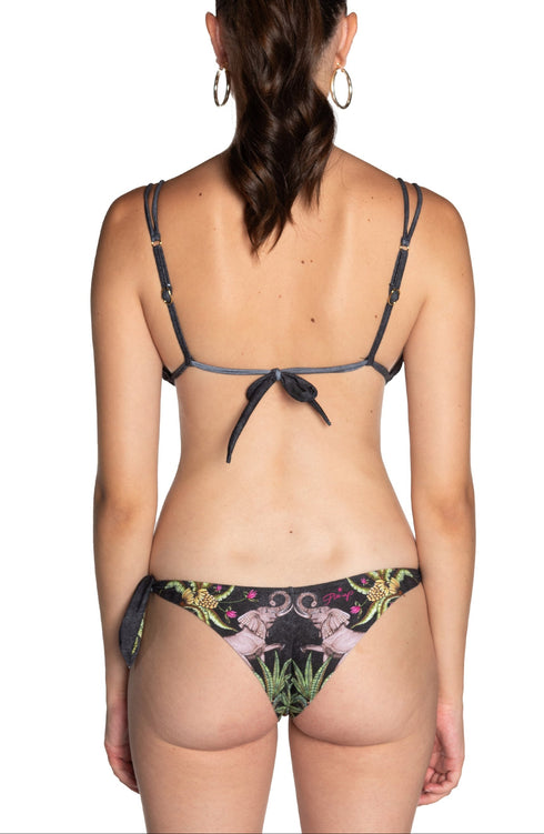 Triangel Bikini Anelle Safari Schwarz PIN-UP STARS
