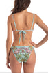 Triangel-Bikini Anelle Safari Azurblau PIN-UP STARS