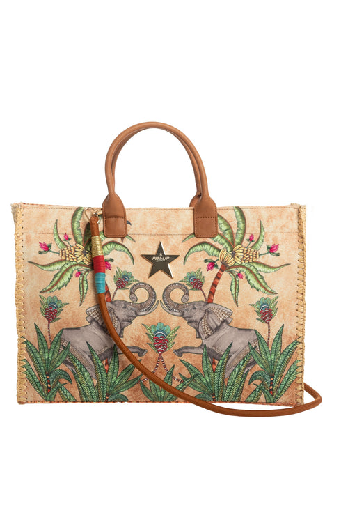 Shopper-Tasche Safari Beige PIN-UP STARS