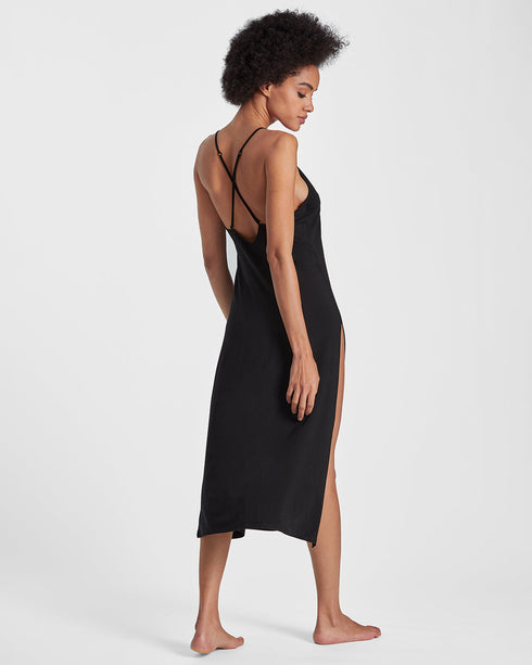 AUBADE Langes Kleid LAZY DAYS Noir