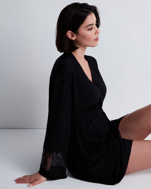AUBADE Kimono LAZY DAYS Noir