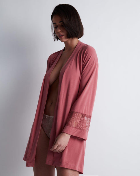 AUBADE Kimono LAZY DAYS Rosewood
