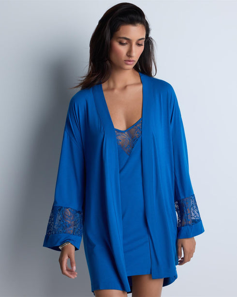 AUBADE Kimono LAZY DAYS Sky Blue