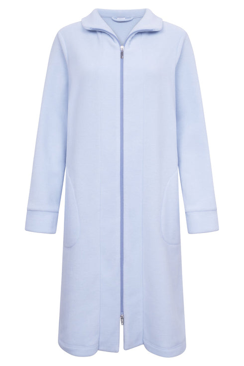 Rösch Morgenmantel mit Stehkragen und 2-Wege-Reißverschluss