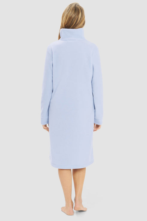 Rösch Morgenmantel mit Stehkragen und 2-Wege-Reißverschluss