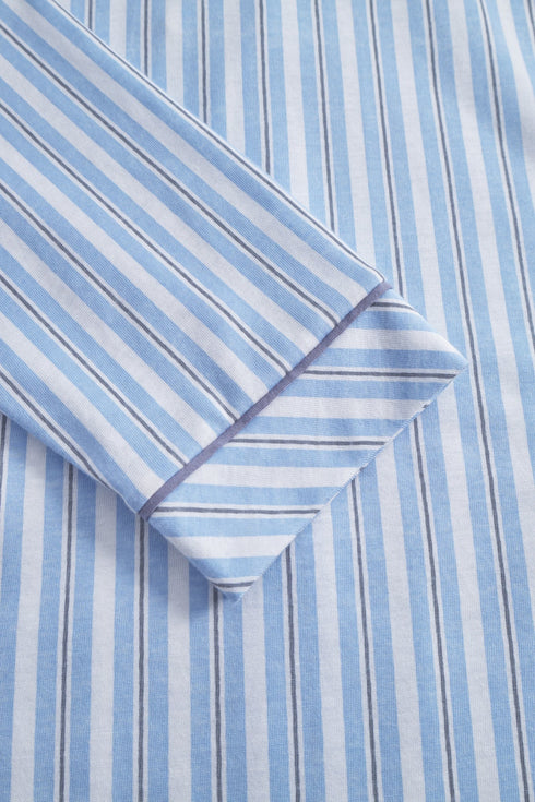 Rösch Nachthemd mit Reverskragen und Knopfleiste