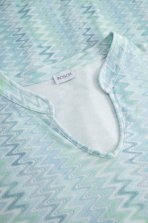 Rösch Pyjama – Langarm, lange Hose, Rundhals wild waves