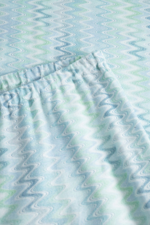 Rösch Pyjama – Langarm, lange Hose, Rundhals wild waves