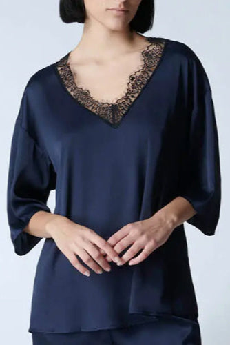 Langarm T-Shirt Vollmond SATIN SECRETS SIMONE PÉRÈLE