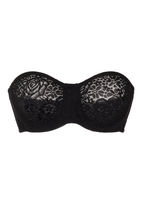 Wacoal Halo Lace Black Strapless Bra