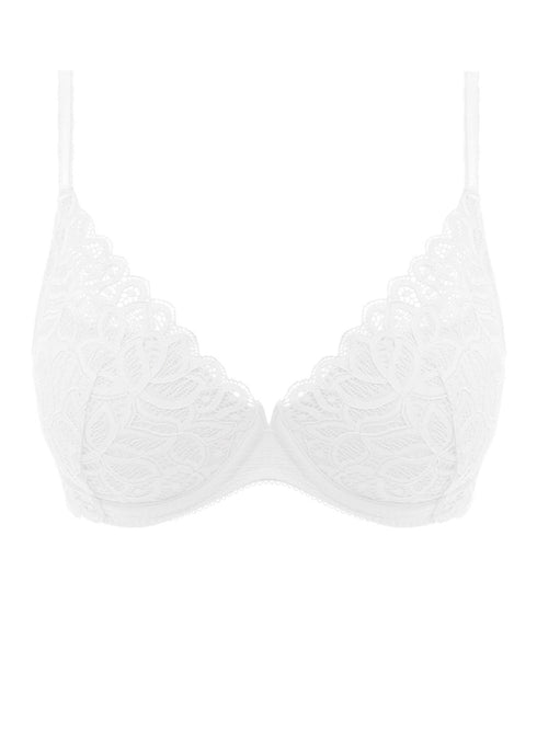 Wacoal Raffiné White – Plunge-BH mit Bügel