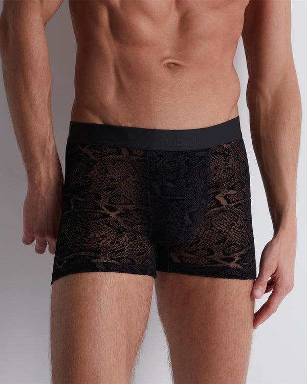 AUBADE Herrenboxer AUBADE HOMME Black Python