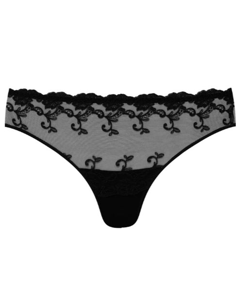 Dessous Moda Slip Nero 1331F PLATINUM FASHION AMBRA