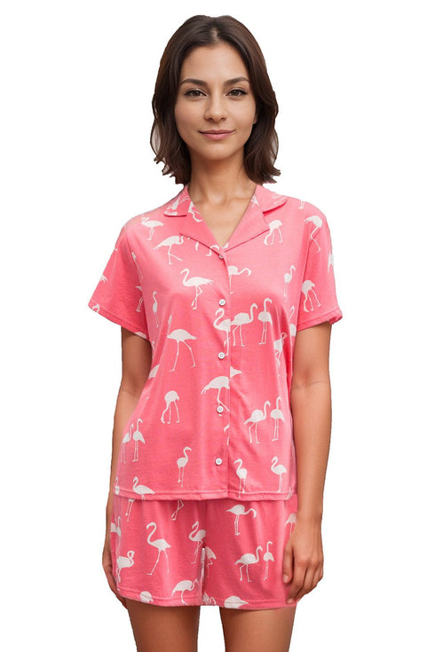 Rösch Kurzpyjama mit Knopfleiste