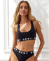 Racerback Bralette Black/White COZY BOYFRIEND DKNY INTIMATES