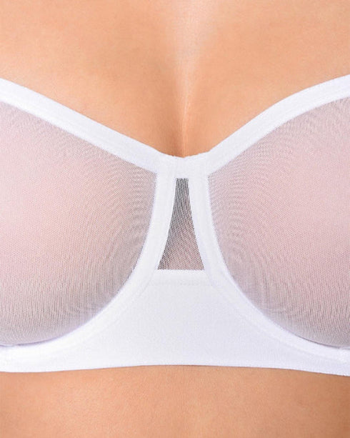 Trägerloser Bügel BH Weiss SHEERS DKNY INTIMATES