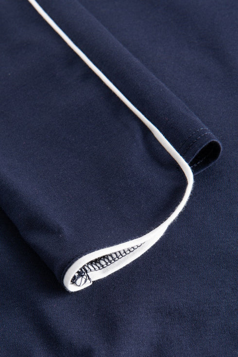 Féraud Damen-Pyjama – Rundhals, Langarm und lange Hose