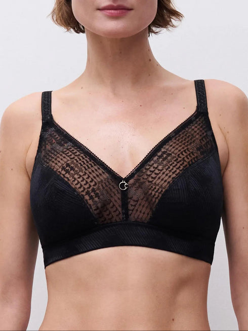 Chantelle Intrigue Schwarz Bügelloser BH