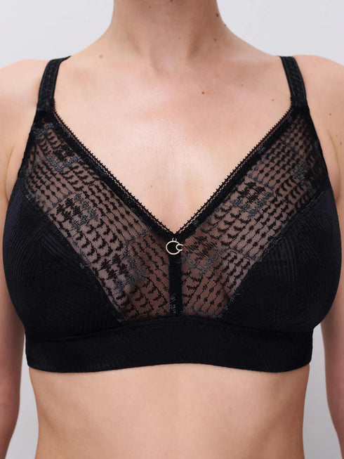 Chantelle Intrigue Schwarz Bügelloser BH