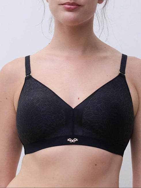 Chantelle Pure Lace Schwarz Bügelloser BH