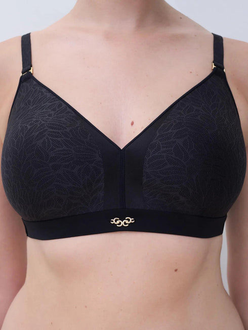 Chantelle Pure Lace Schwarz Bügelloser BH