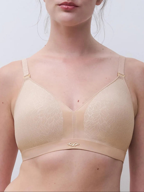 Chantelle Pure Lace Beige Dore Bügelloser BH