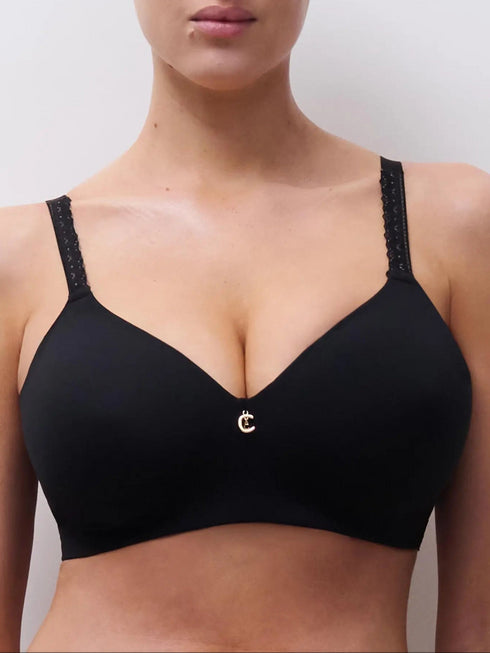 Chantelle Romance Schwarz Bügelloser BH