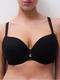 Chantelle Romance Schwarz Covering T-Shirt BH