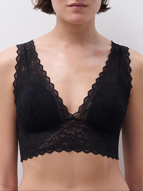 Chantelle Floral Touch Schwarz Bügelloser BH